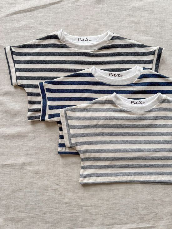 Cotton t-shirt / summer stripes