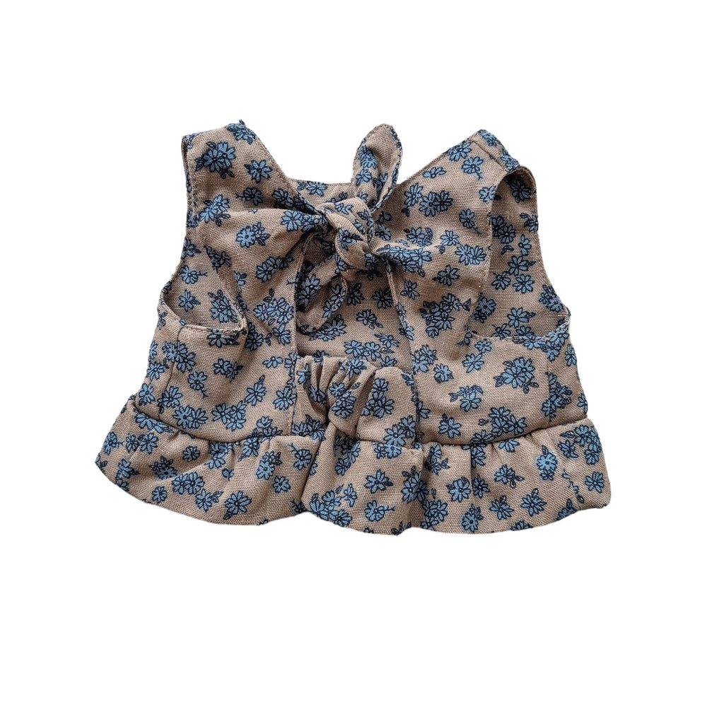 
                      
                        Arabella top / tiny flowers - beige + blue
                      
                    