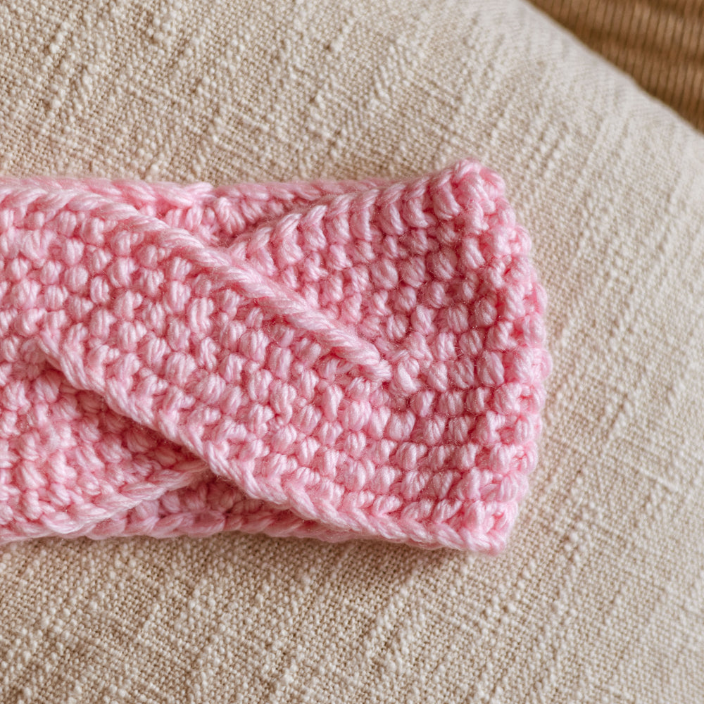 
                      
                        Knitted headband  / Pink
                      
                    