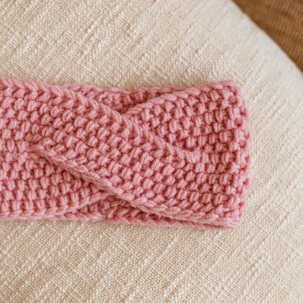 
                      
                        Knitted headband  / Rose
                      
                    