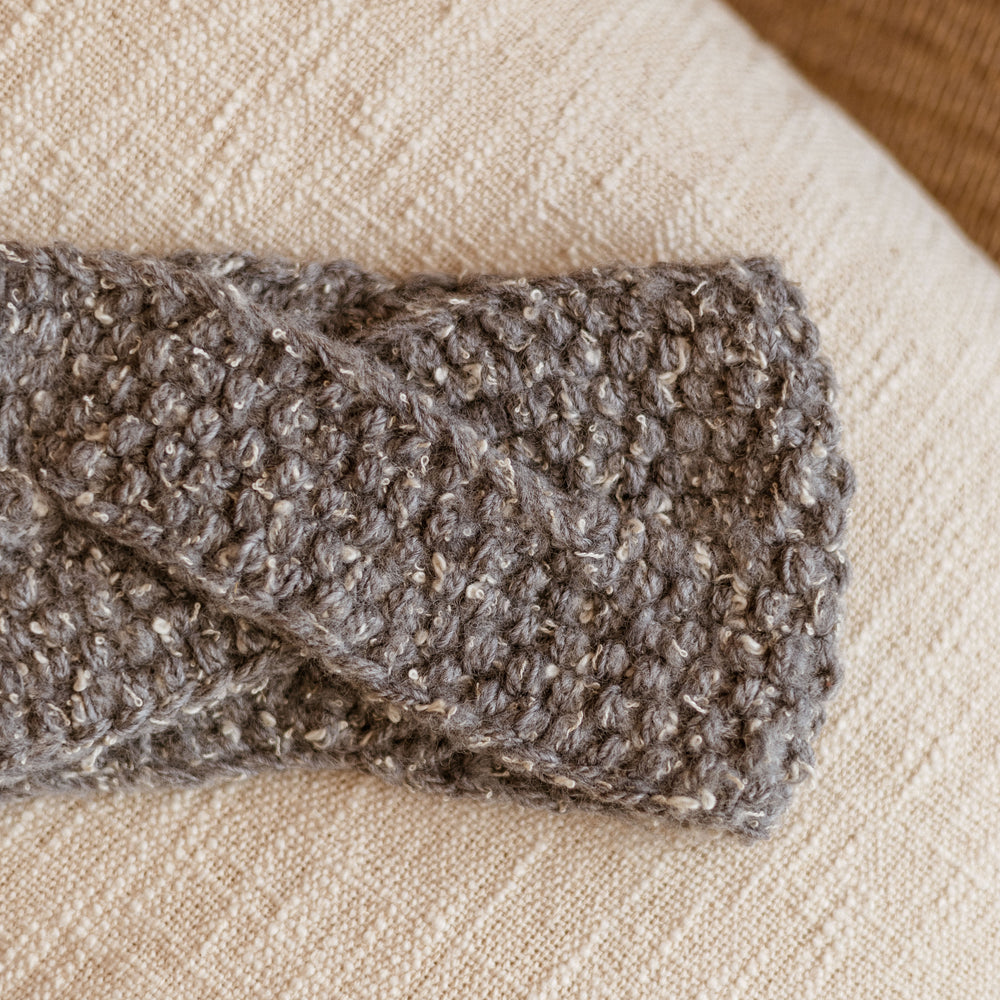 
                      
                        Knitted headband  / Melange Grey
                      
                    