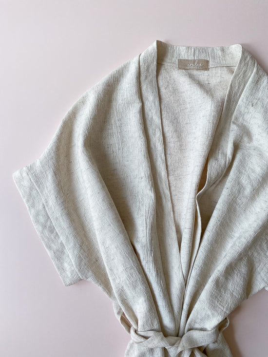 Kimono / linen jacquard
