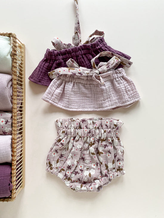Baby bloomers / lilac boho