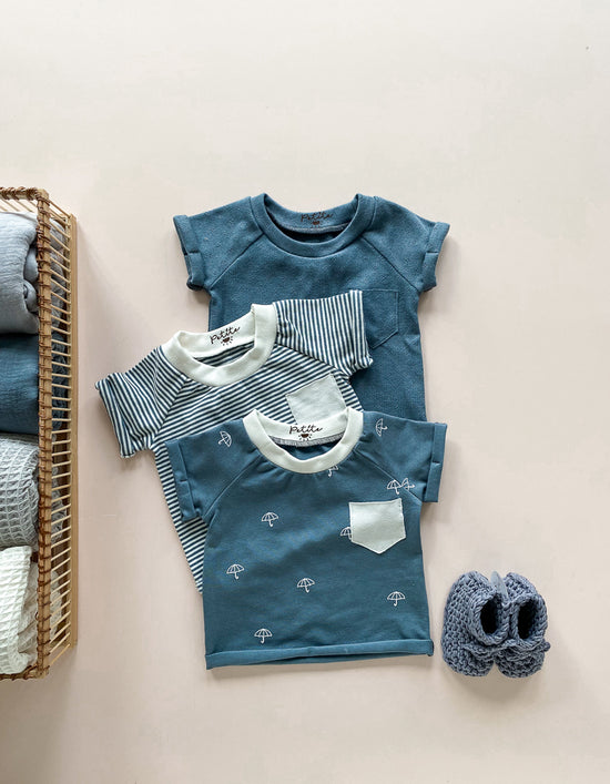 Baby cotton t-shirt / blue