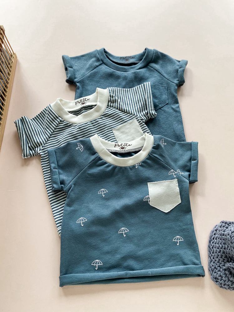Baby cotton t-shirt / blue