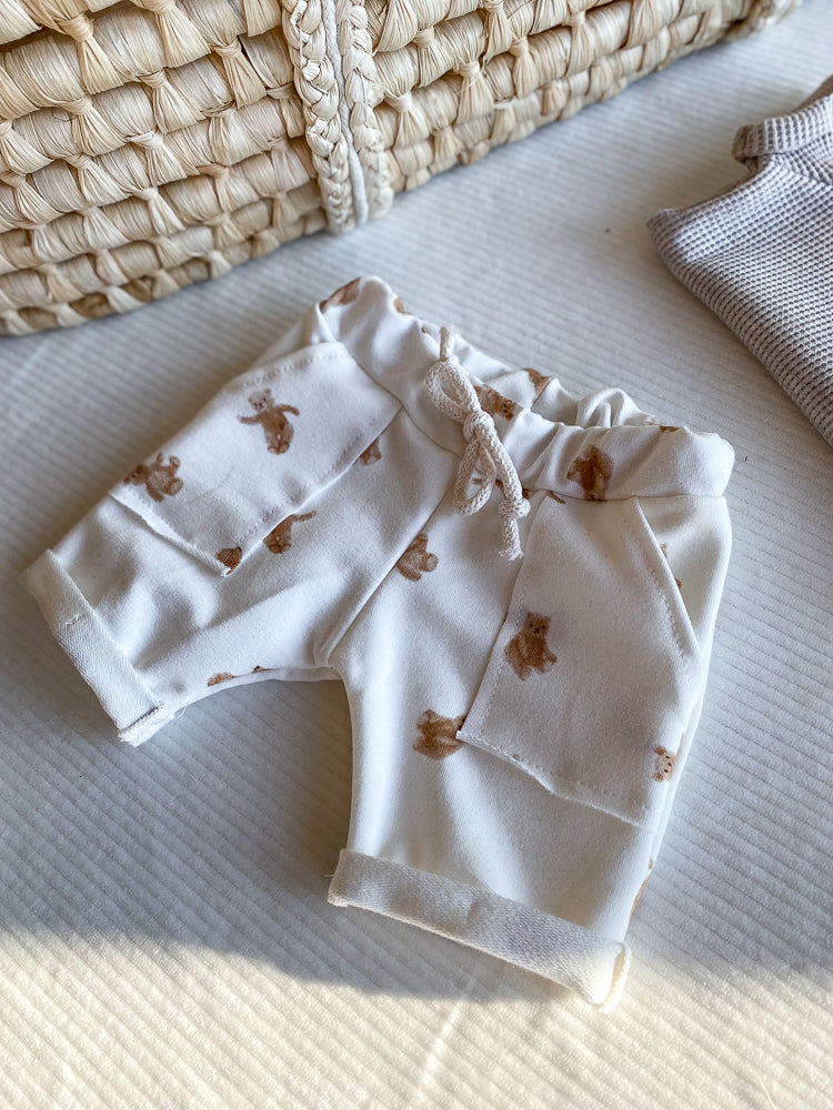 Baby shorts / teddy bear