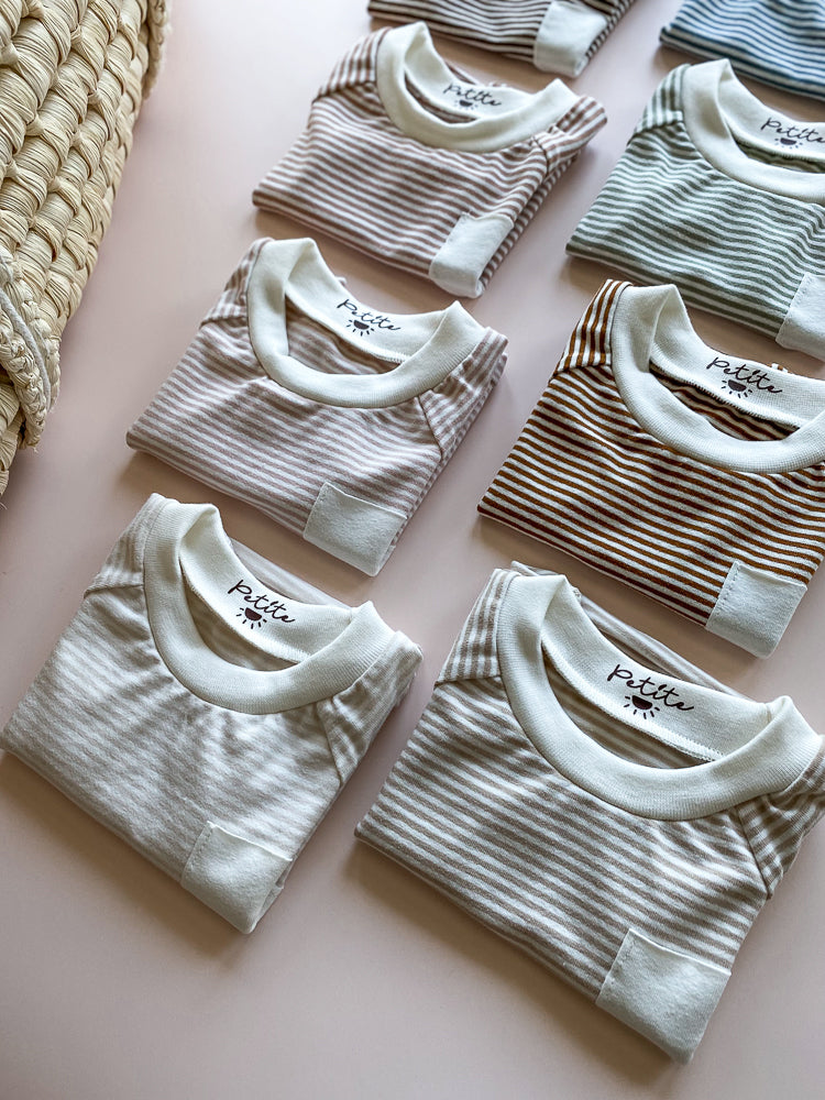 Baby cotton t-shirt / stripes