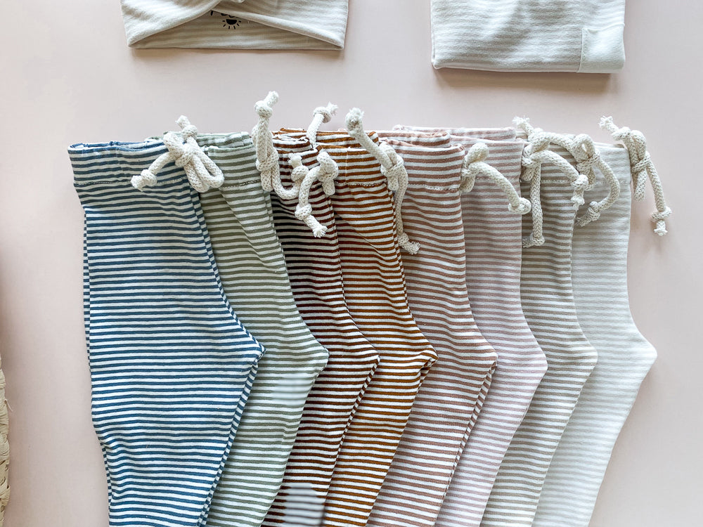 Load image into Gallery viewer, Baby leggings / stripes
