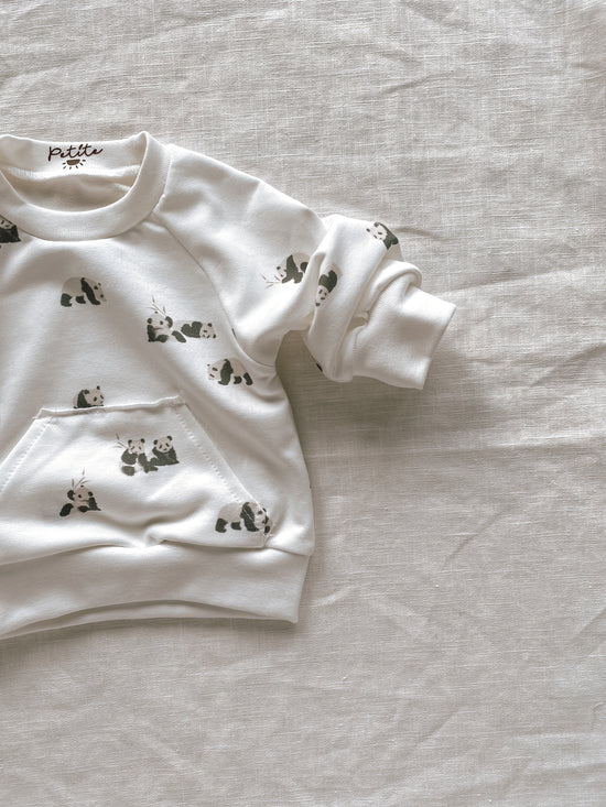 Baby cotton sweatshirt / panda