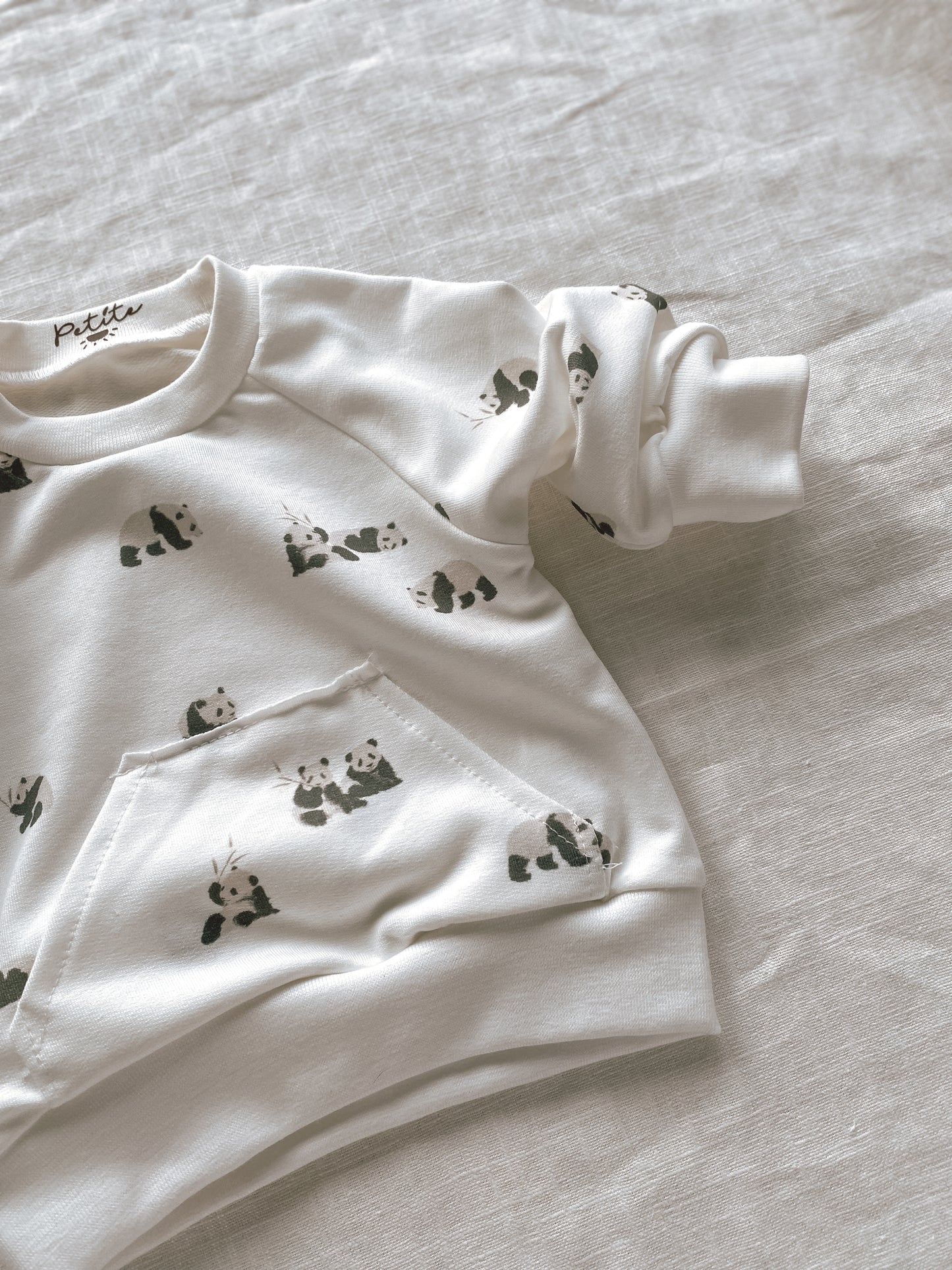 Baby cotton sweatshirt / panda