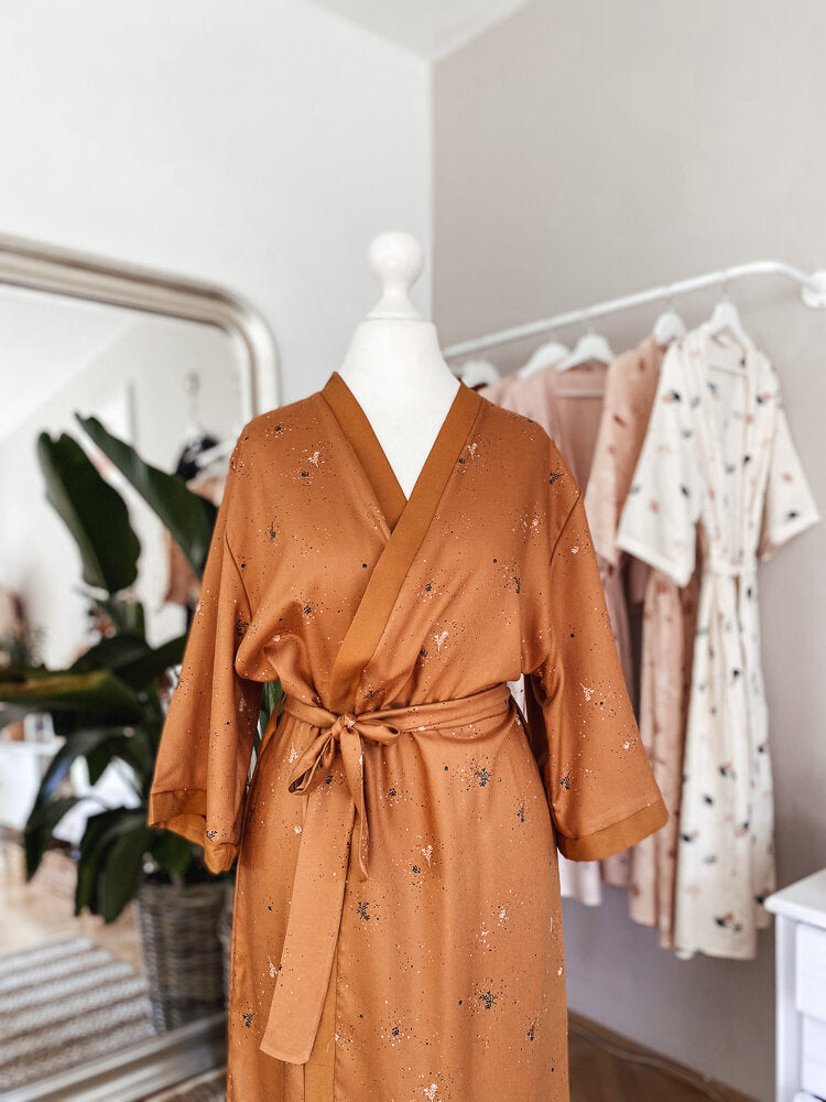 Twigs tan kimono