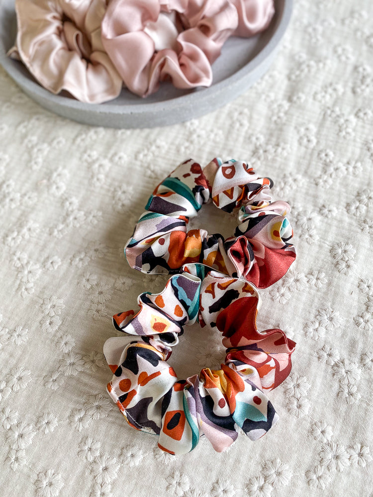 Silk scrunchies