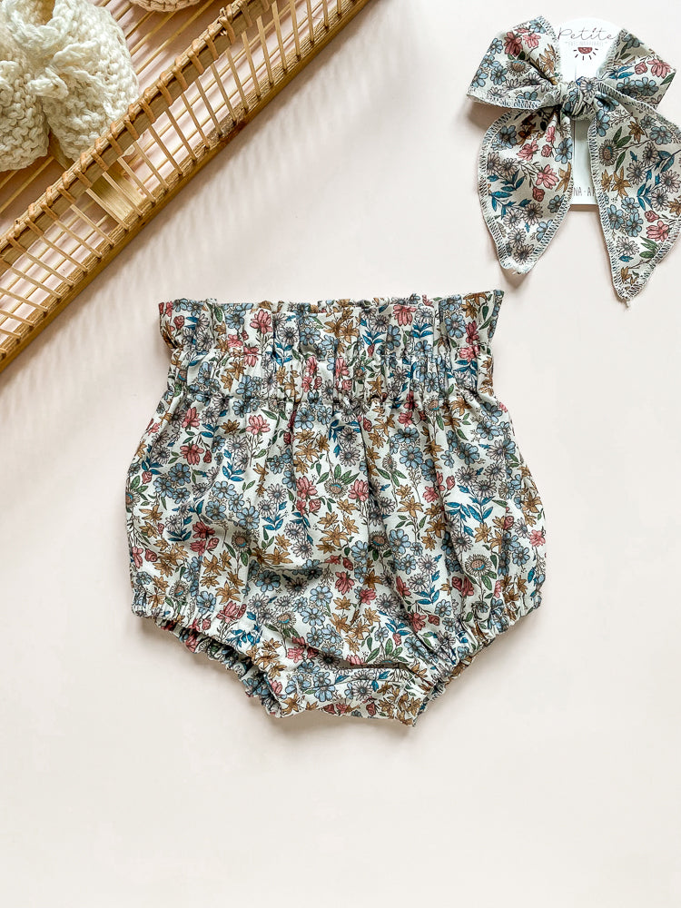 Bloomers / blue floral