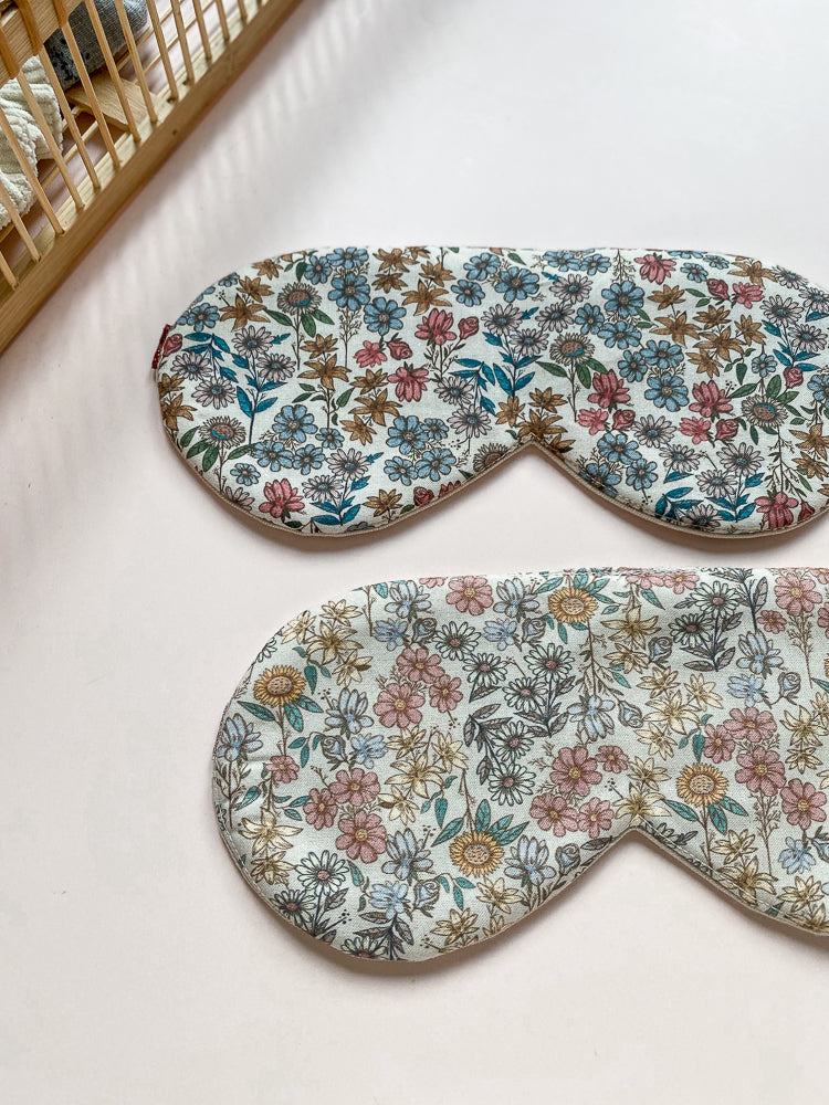 Cotton sleep masks / floral