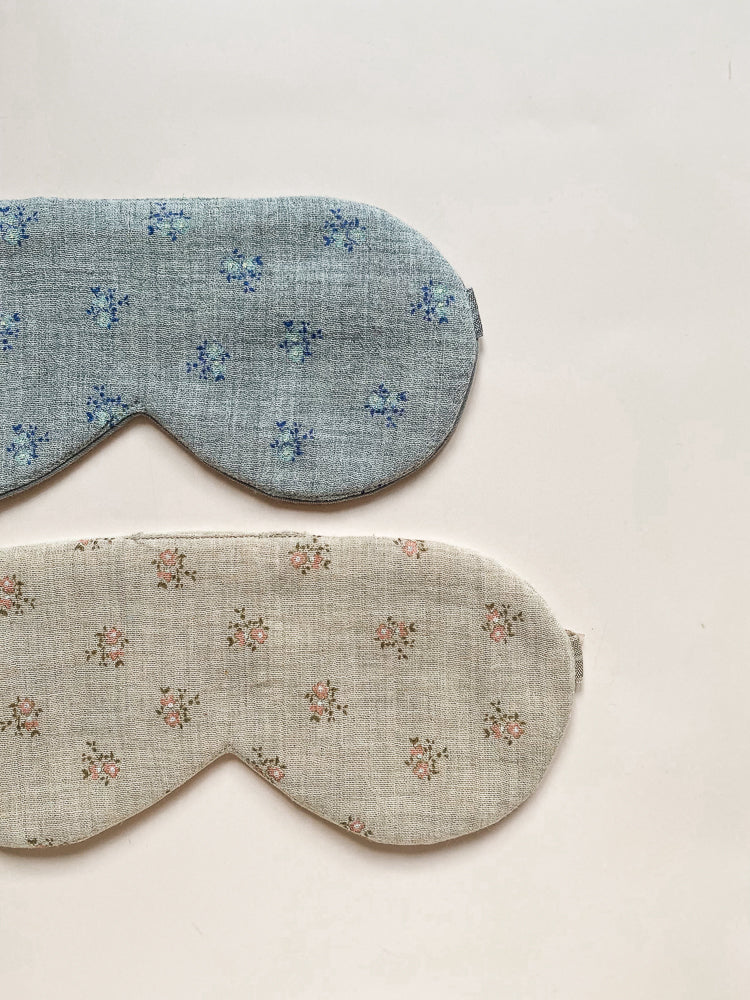 Cotton sleep masks / melange floral