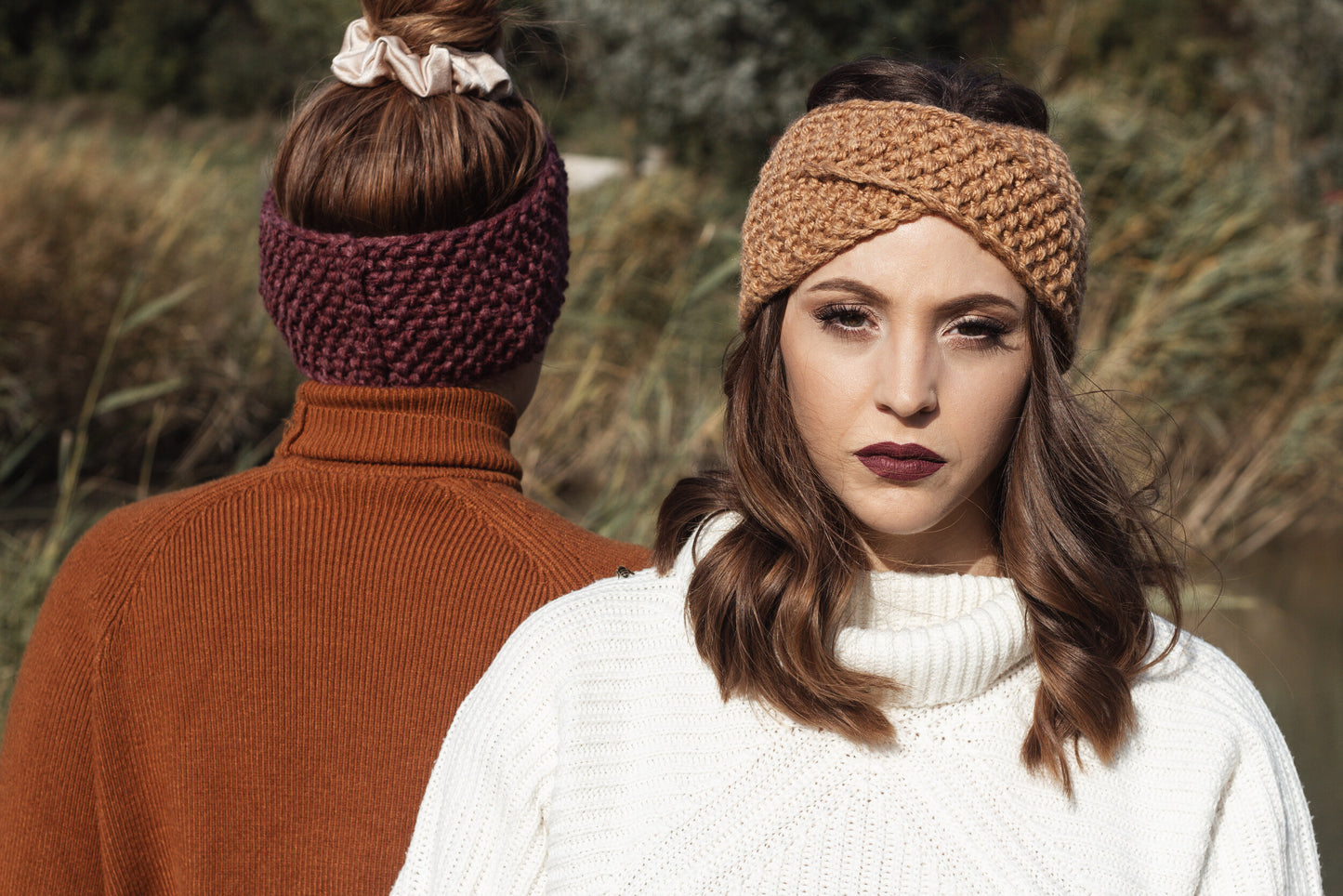Knitted headband  / Forest