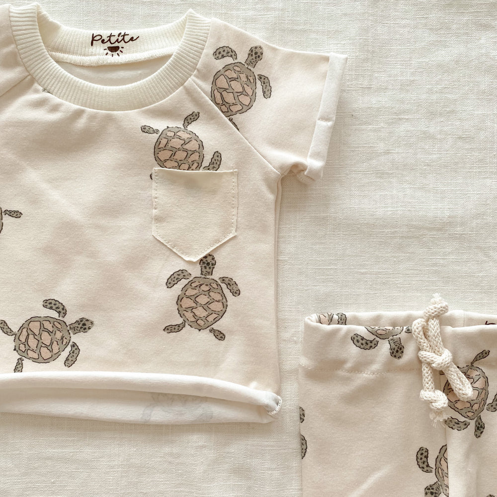 Baby jersey t-shirt / turtles