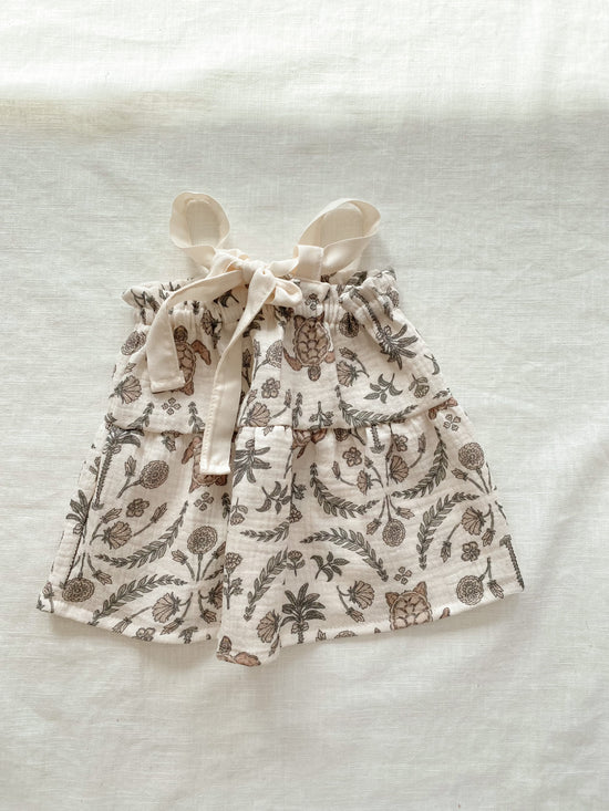 Baby dress / oriental turtles