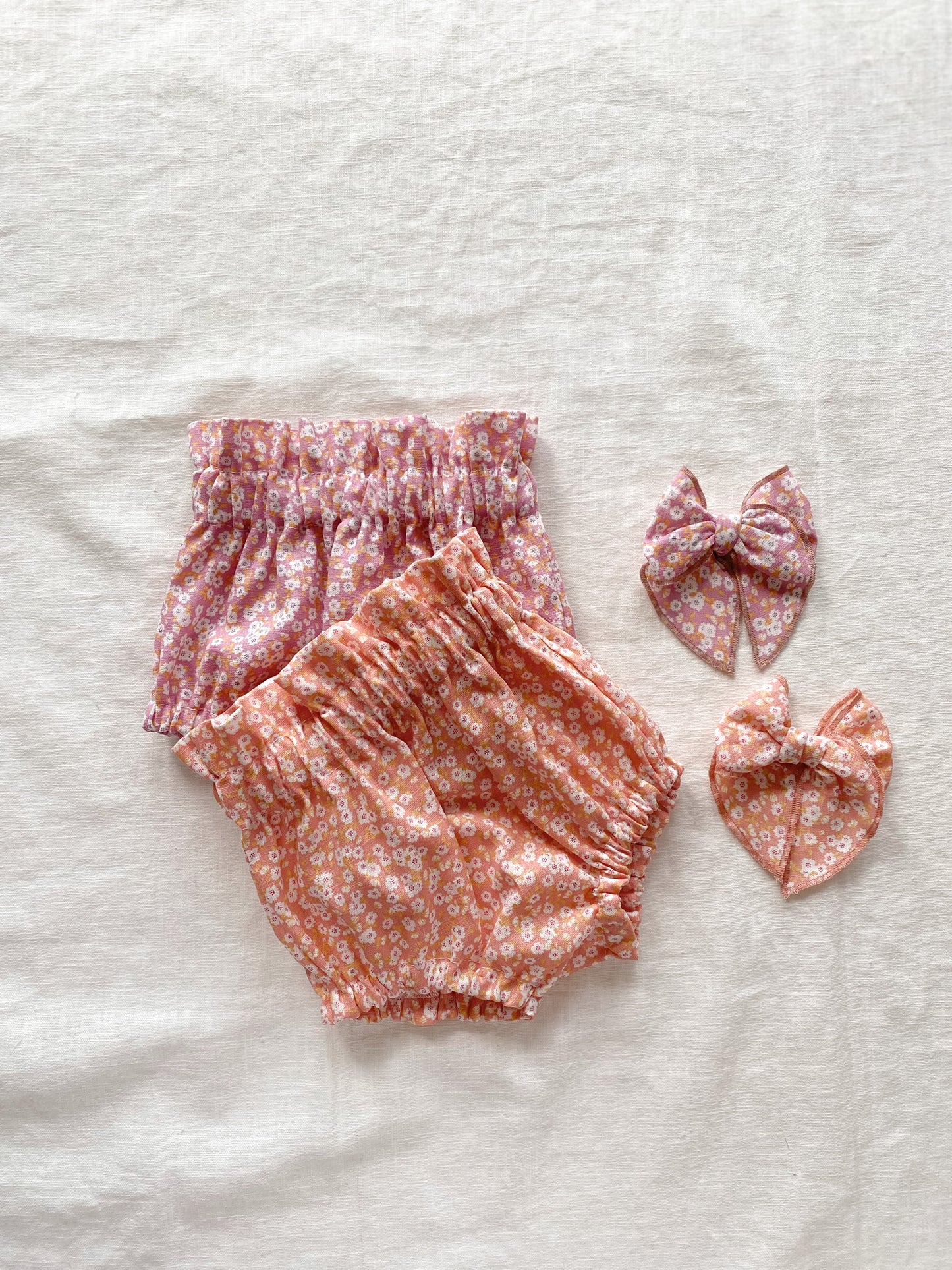 Bloomers / floral linen