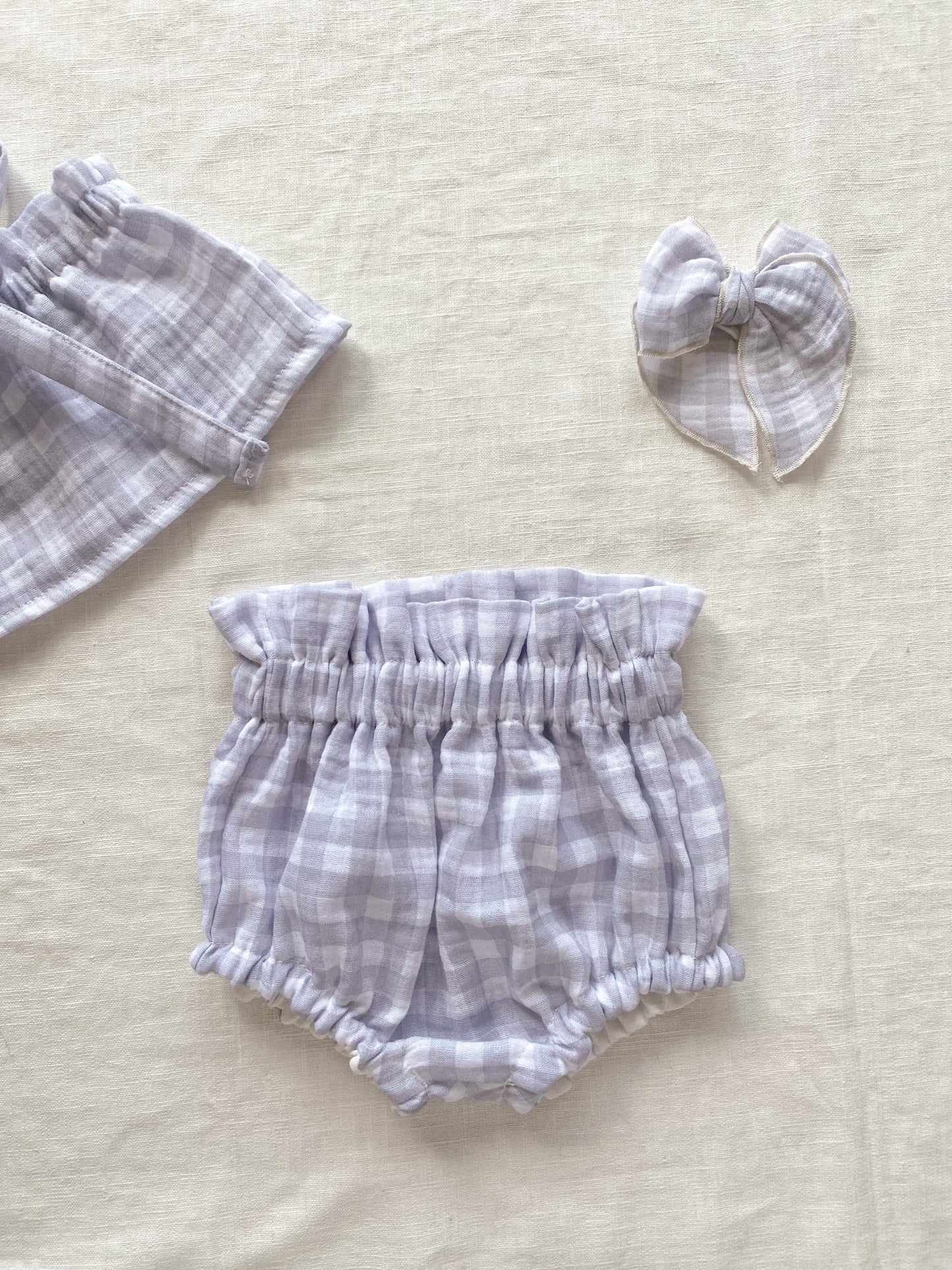 Gingham Bloomers / grey