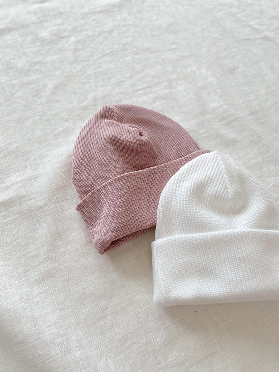 Baby beanie / cotton knit