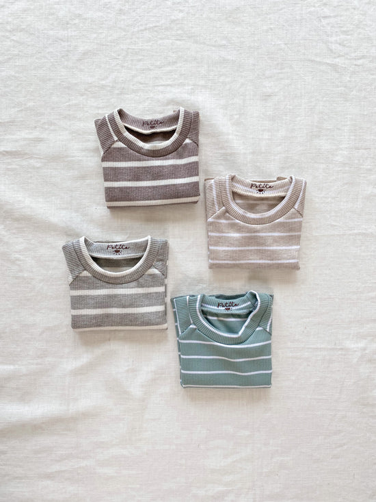Baby cotton t-shirt + stripes