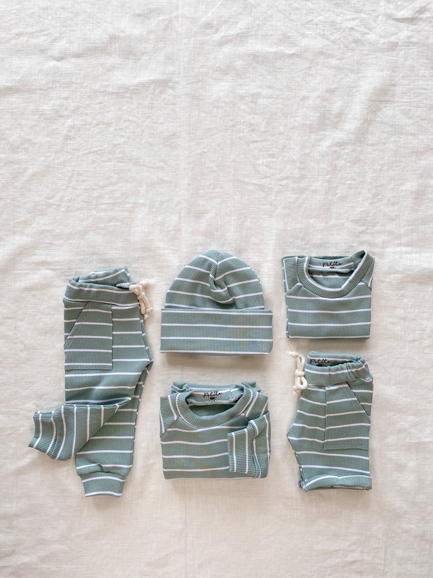 Baby cotton sweatshirt / stripes
