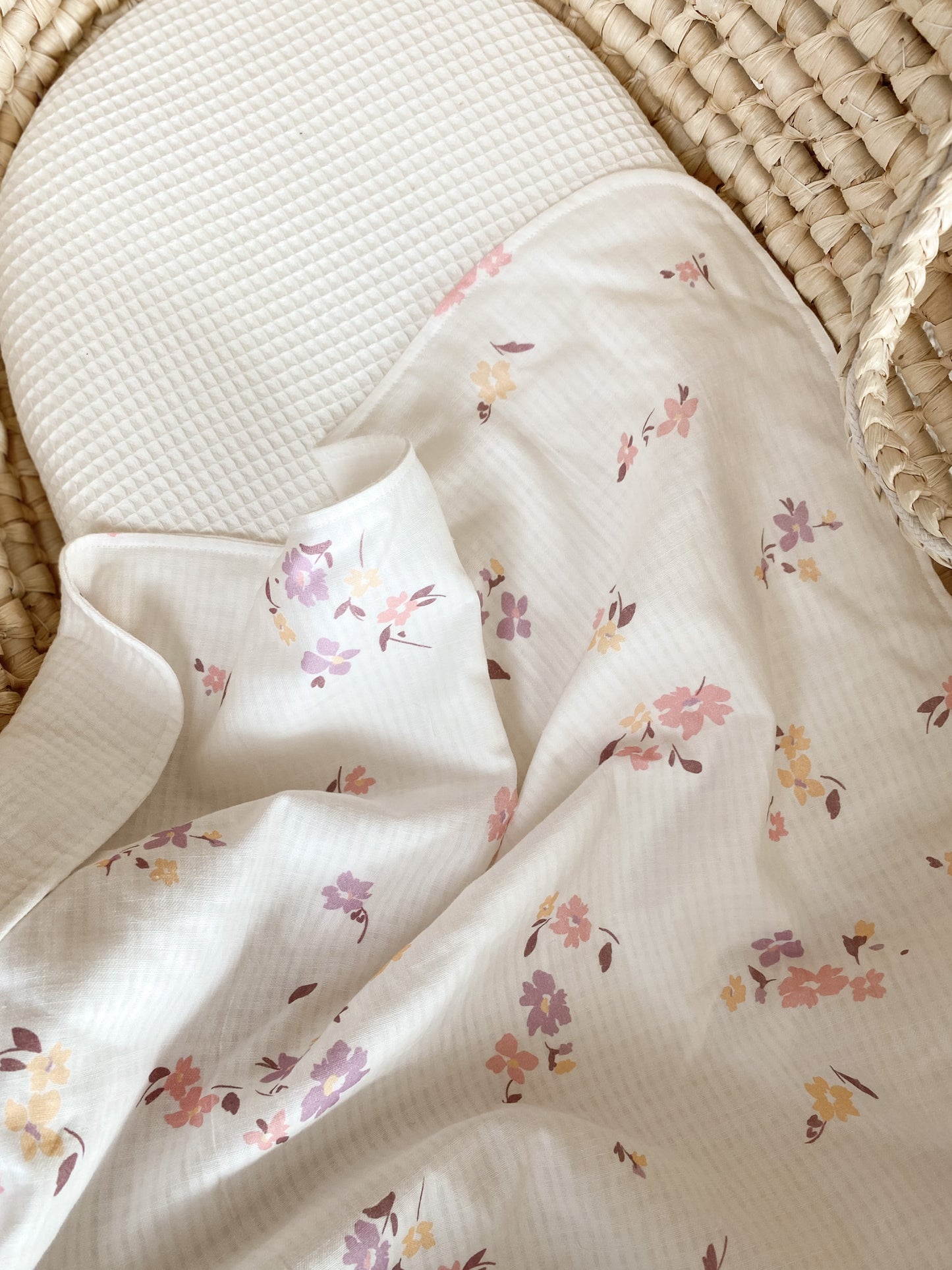 Muslin blanket / floral cotton
