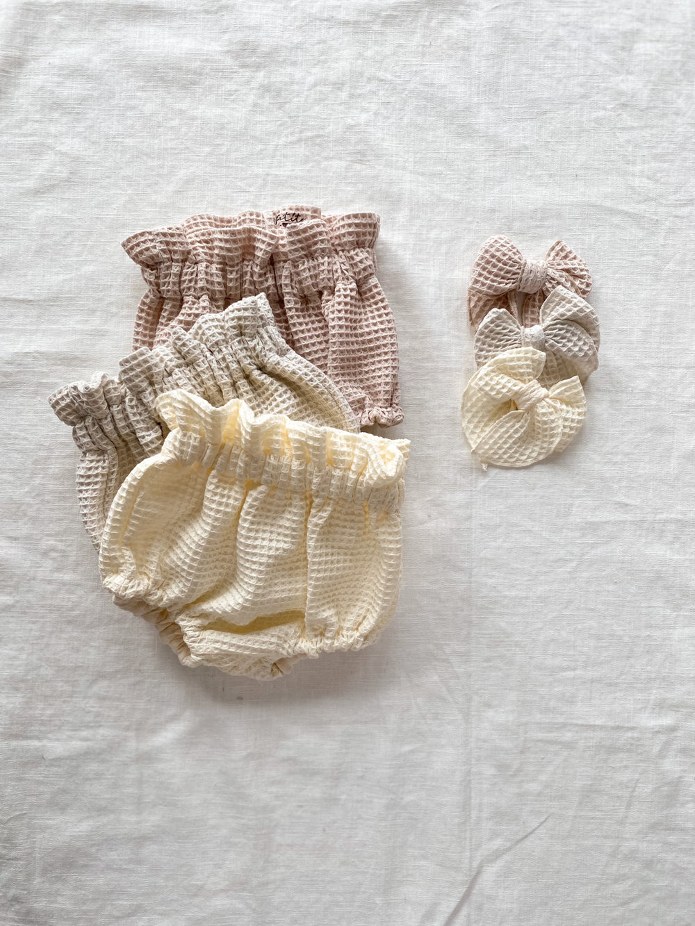 Waffle Bloomers / neutral shades